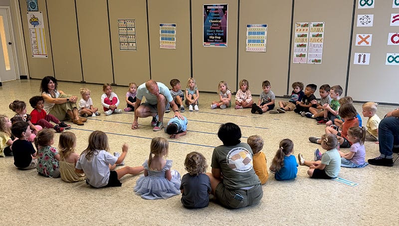 Children's educational activity at First United Methodist Church of Sarasota, engaging kids in learn.