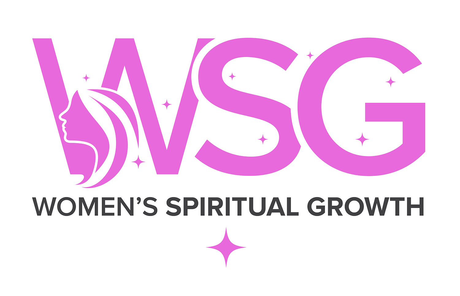 Beauty logo design combined on letter w with woman face icon and creative element
